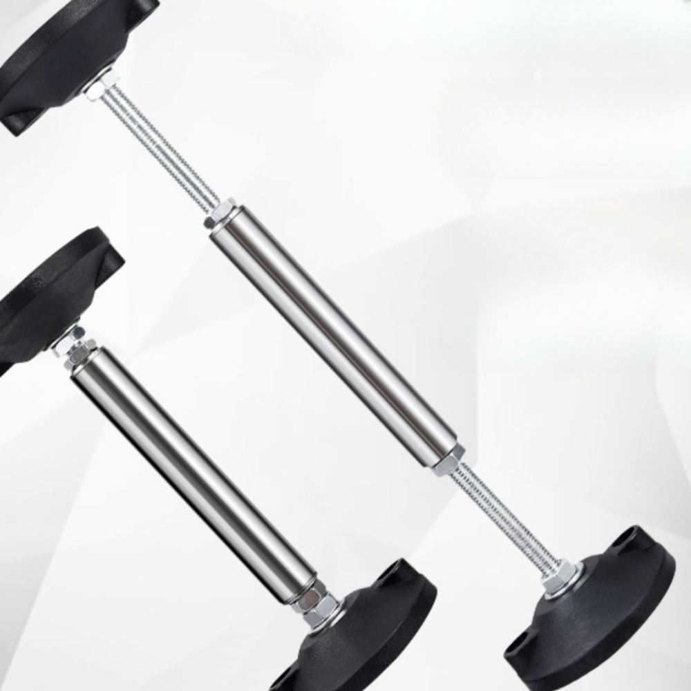 높이조절 지지대 바닥 브라켓 받침대 데스크 메탈 책상 스탠드 선반 1개 조정 23-37cm - 상세 이미지 3