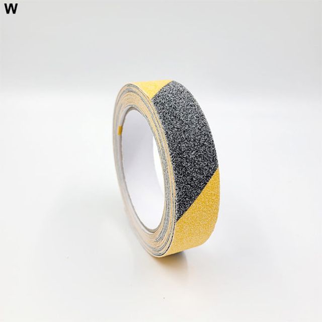 검정 노란색 야외용 미끄럼방지 테이프5M X 2.5CM - 메인 이미지