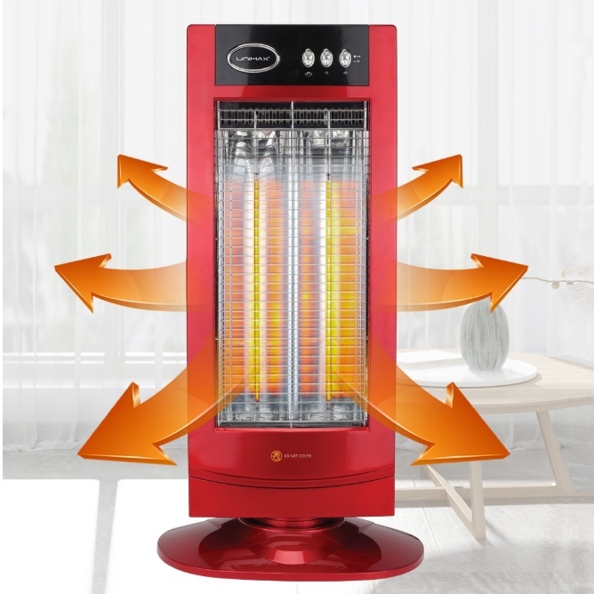 가정용 소형온열기 사무실발난로 탄소관히터 화장실난방기 UMH-2342