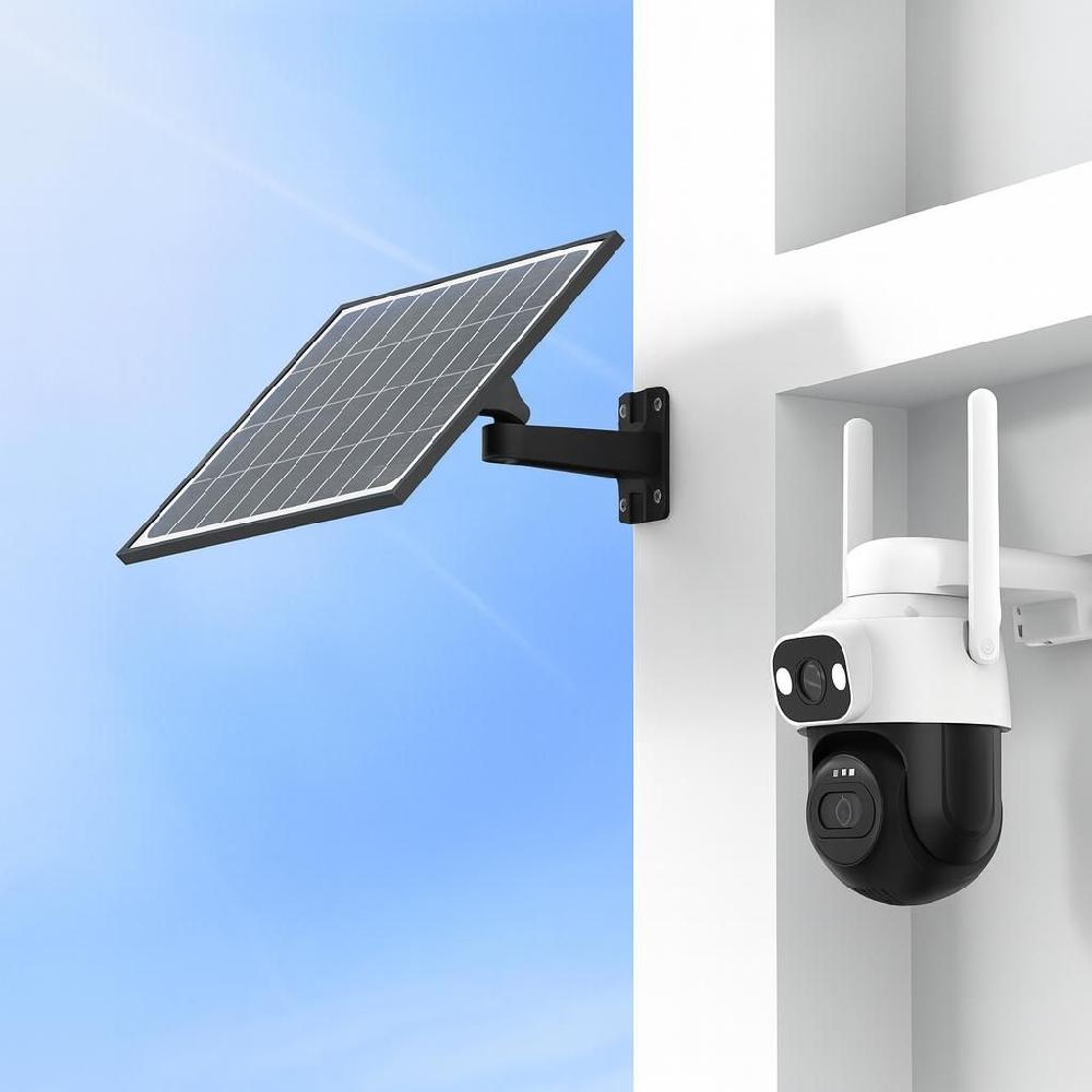 태양광 자동충전 CCTV 무선 WIFI 감시카메라 와이파이 단품 (기본영어지원) - 상품 이미지