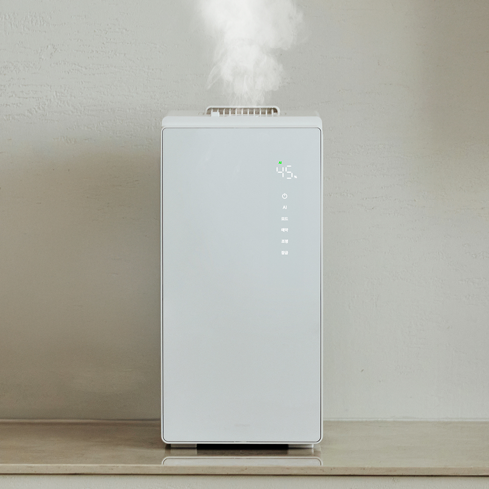 다룸 퓨어 AI 가열식 가습기 6L 대용량 올 스텐 간편 통세척 신생아 안전 살균 제품 이미지