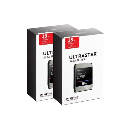 Western Digital Western Digital Ultrastar DC HC555 박스 패키지 7200/512M WUH722018CLE6L4 (2x18TB)