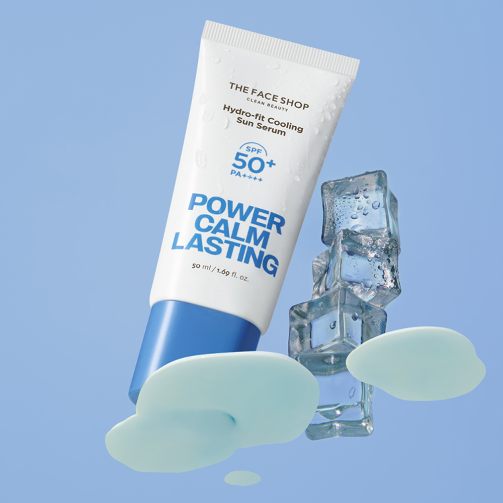 더페이스샵 파워 캄래스팅 수분핏 쿨링 선세럼 50 mL (SPF50+ PA++++) - 메인 이미지