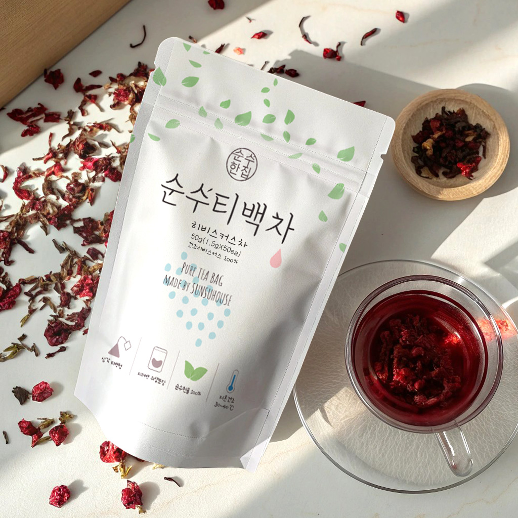 순수한집 히비스커스 히비스커스차 티백 50개입 - 상세 이미지 4