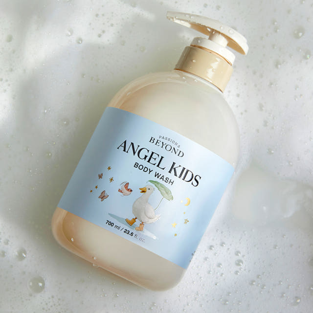 비욘드 엔젤 키즈 바디 워시 700ml 대용량X2개 — 우리 아이 피부에 어떤 점이 특별할까요?