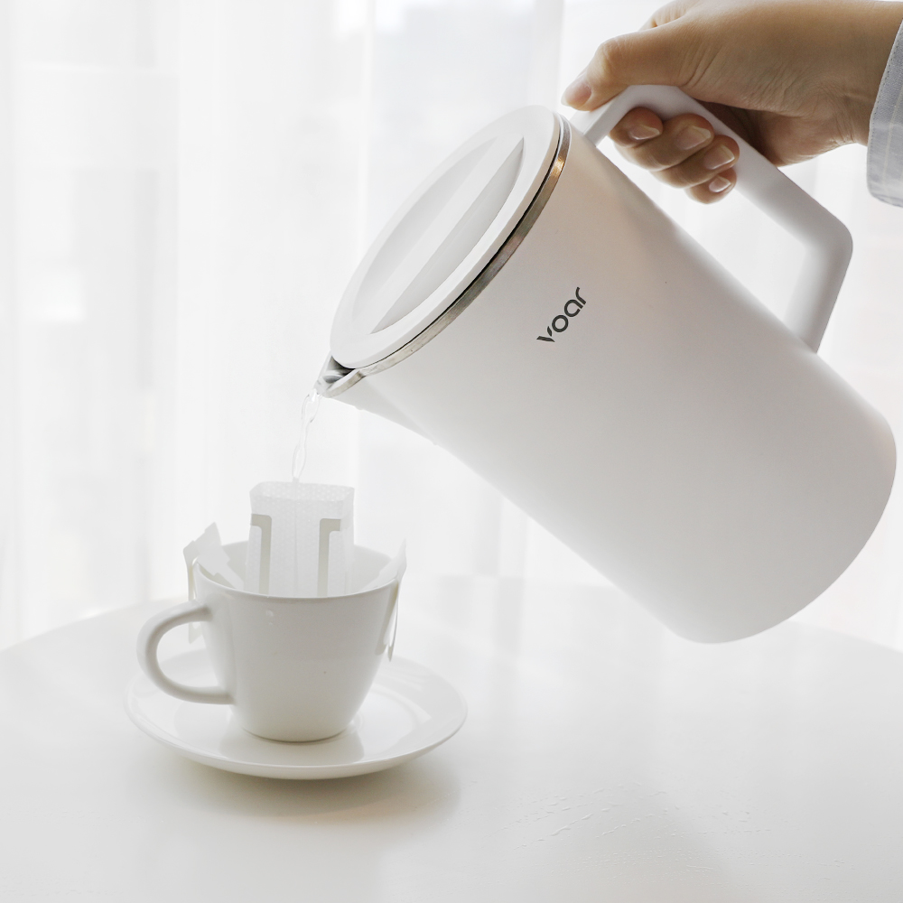 보아르 모노 보온 전기포트 1.5L 올스텐316 온도조절 분유모드 대용량 커피포트 주전자