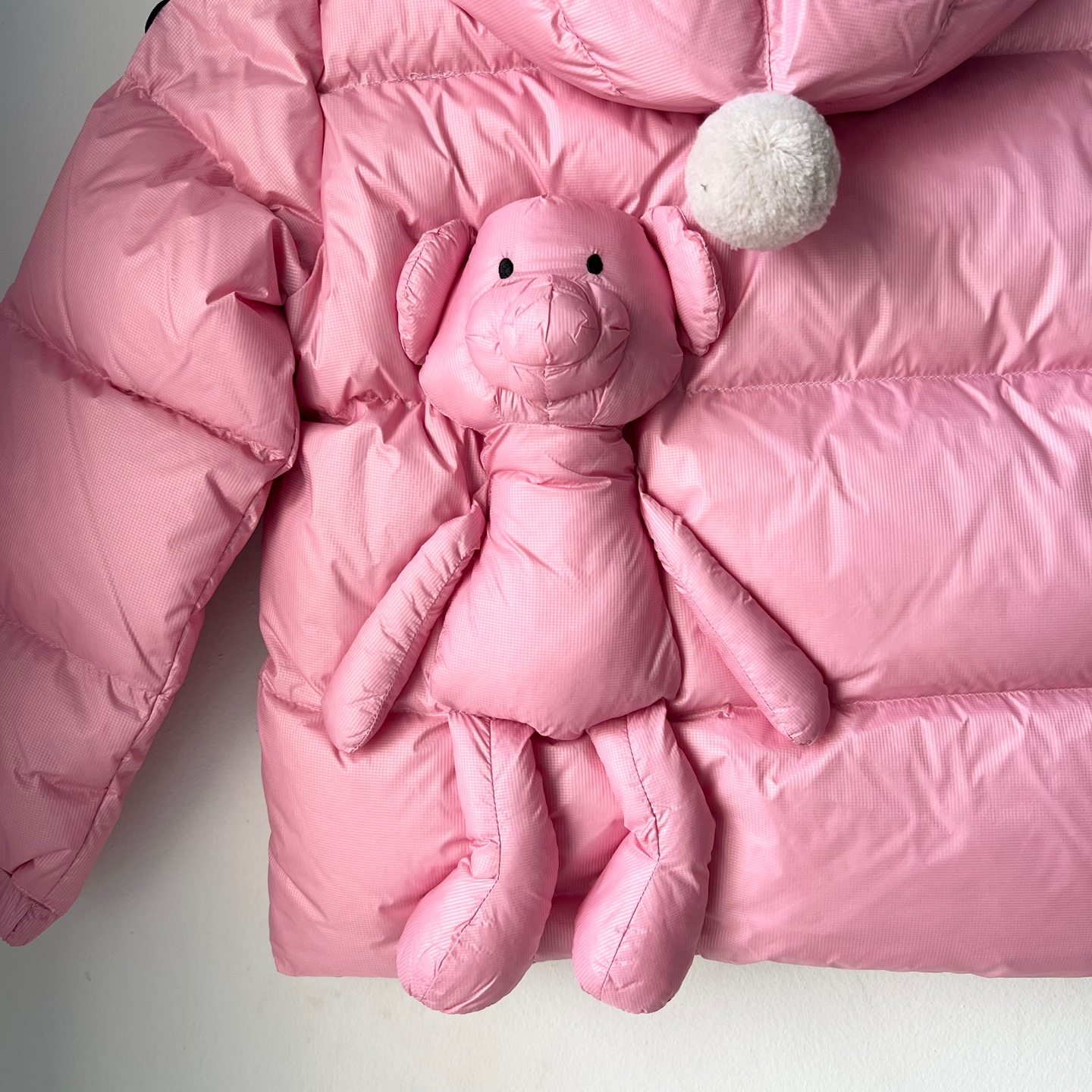 25FW 에이아이라이더스 키즈 곰돌이인형 베어 고글 패딩 핑크 라즈베리 블랙 문 그레이 이미지 7