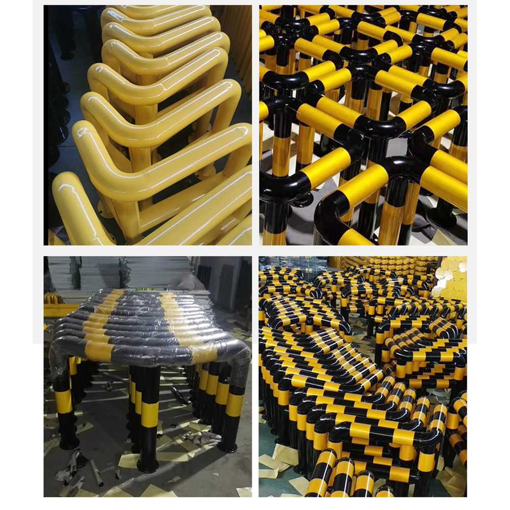볼라드 소화전 보호대 주차 방지 안전 기둥 가드폴 L자형 2단500x600x1.5 - 상세 이미지 4