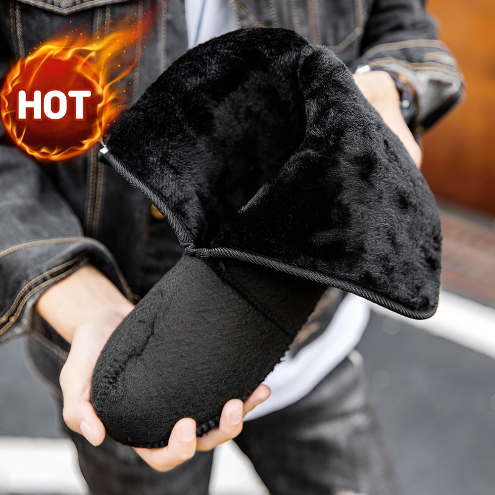 남성 방한 부츠 겨울 방한화 방수 남자 털부츠 벨벳 패딩 기모 탈부착