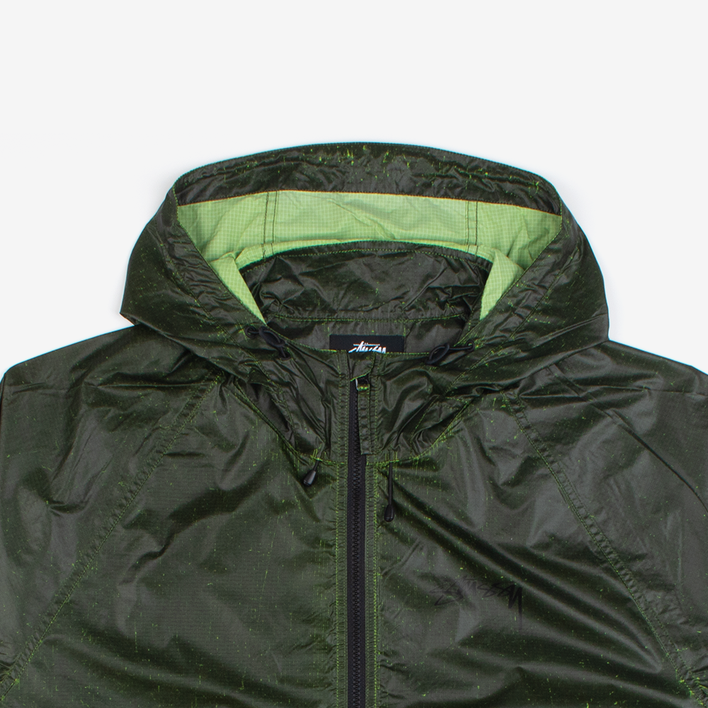 스투시 BEACH SHELL CRACKED RIPSTOP 바람막이 자켓 115807-LIME - 상세 이미지 3