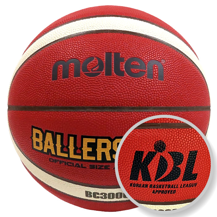 몰텐 - 볼러스클럽 농구공 7호 BC3000 KBL 프로농구 로고 - 메인 이미지