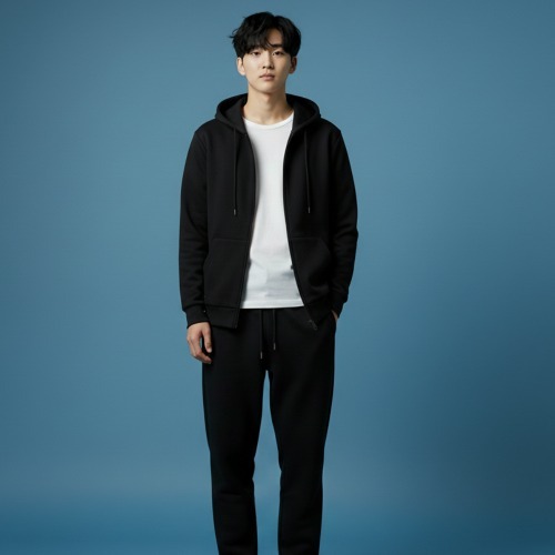 조이마담 MPT90001 기모 히트업 밴딩 팬츠 겨울바지 중년남성의류 아빠옷 - 상품 이미지