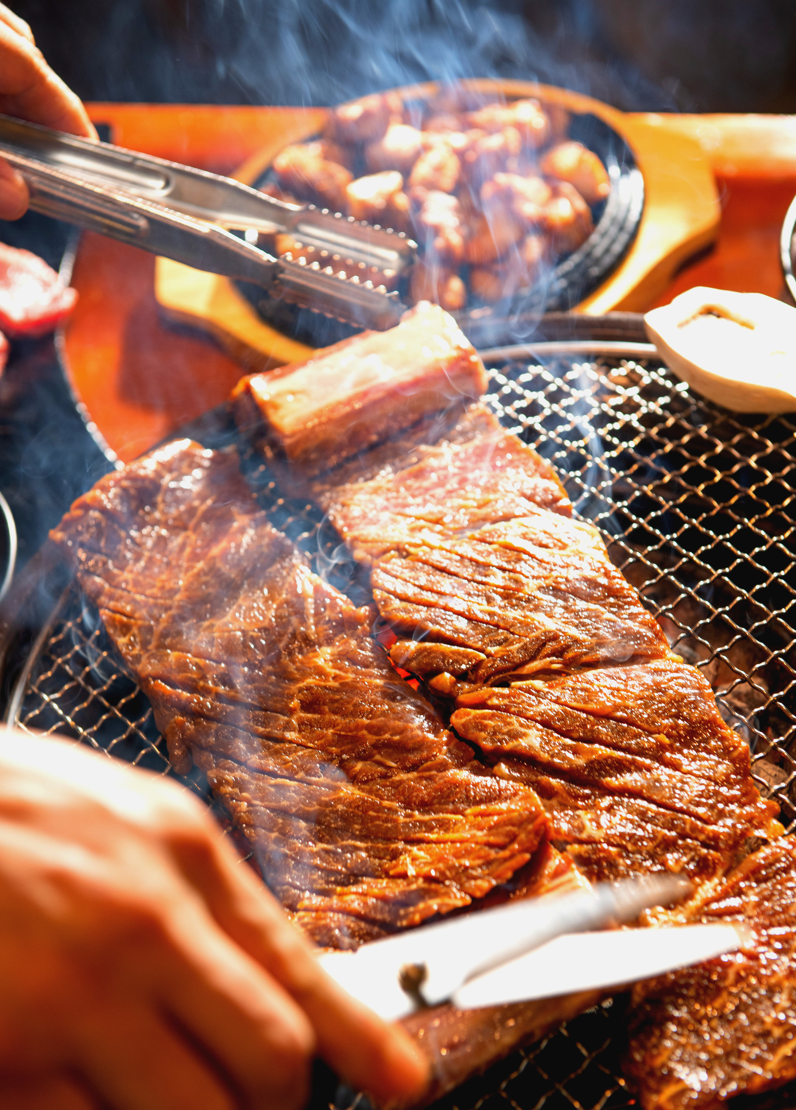 꼼꼼푸드 한돈 양념 돼지갈비 냉동 캠핑 구이용 밀키트 블루베리 함유 1kg, 3개 - 상세 이미지 5