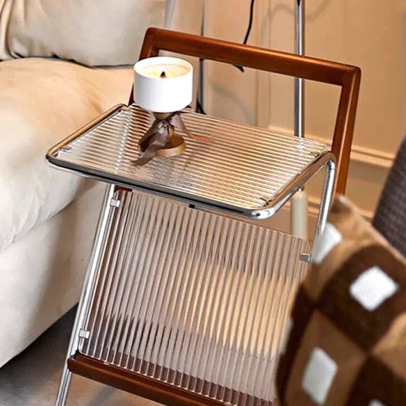 티테이블 선반 카페 인테리어 탁자 블랙 레트로