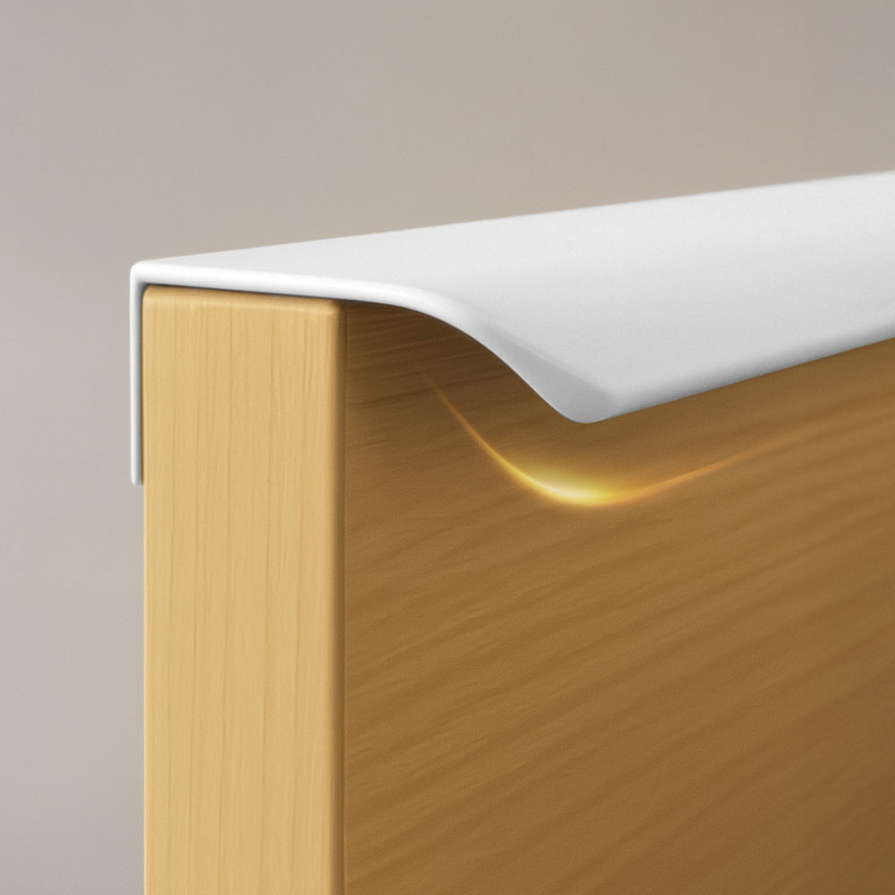 아루아 히든 가구손잡이 싱크대 붙박이장 옷장 서랍 신발장 서랍장 손잡이 80mm