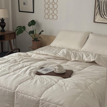 [패브릭 특가] 호무로 필굿 차렵이불 알러지케어 따뜻한 겨울발열 먼지없는 이불 단품 SS