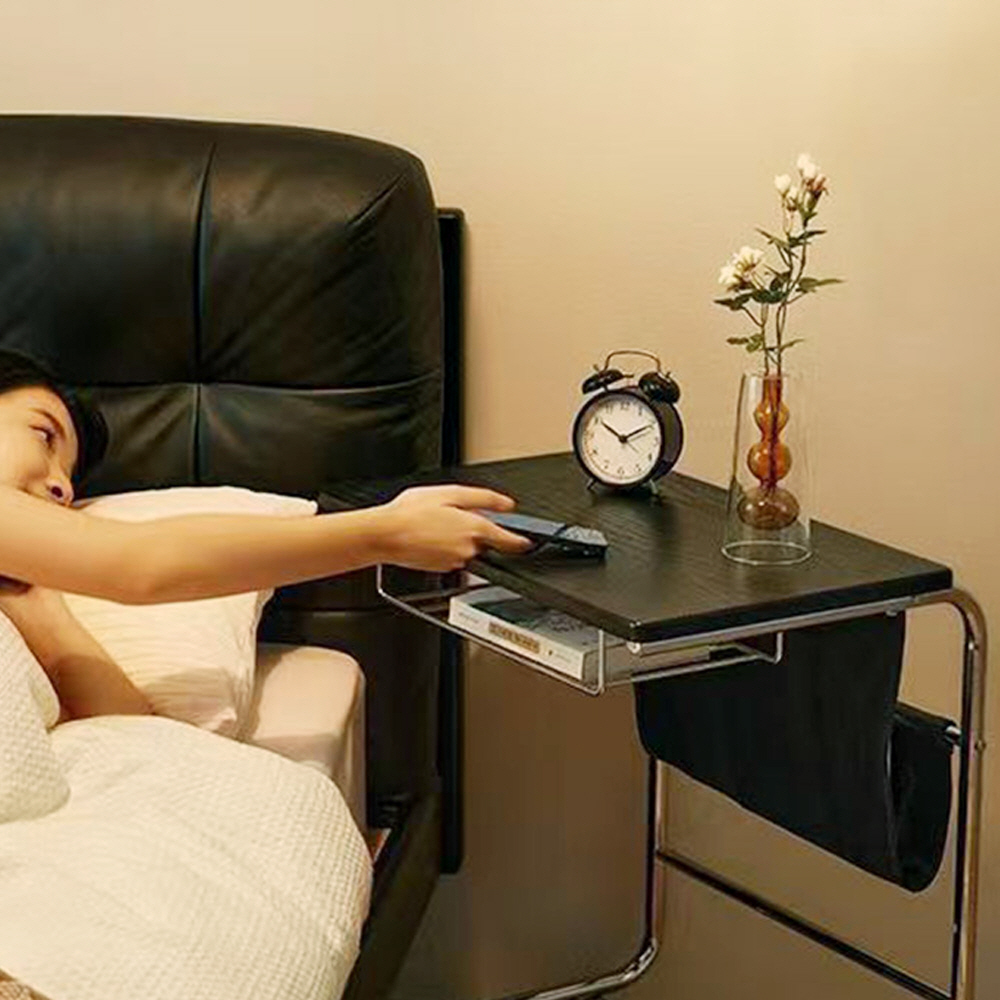침대 사이드테이블 이동식 소파사이드테이블 미니 철제