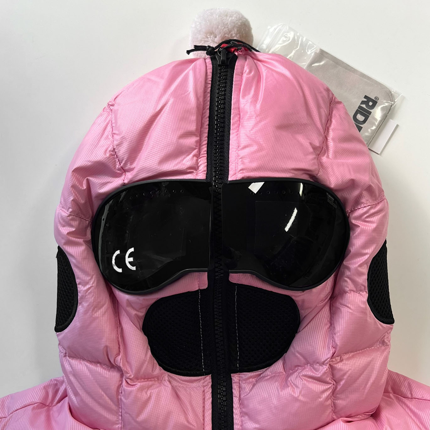 25FW 에이아이라이더스 키즈 곰돌이인형 베어 고글 패딩 핑크 라즈베리 블랙 문 그레이 - 상세 이미지 5