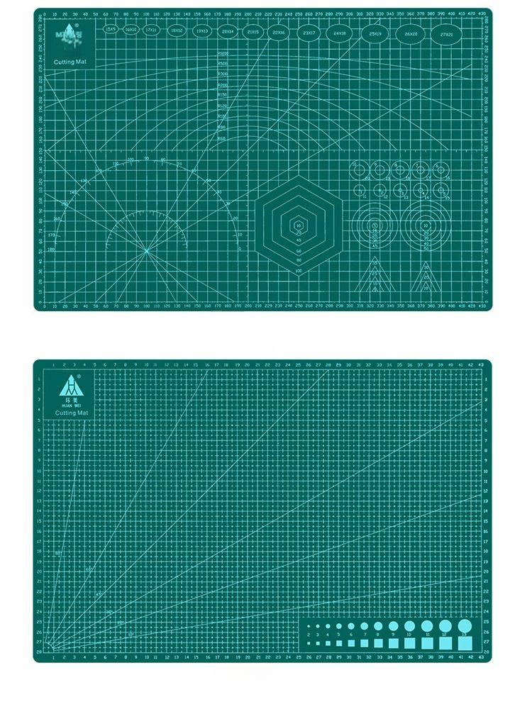 매트 대형 커팅 고무판 칼판 데스크 깔판 작업대 사무실 깔개 책상보호 재단판 칼질 컷팅 60x120cm 대형화이트코어 - 상품 이미지