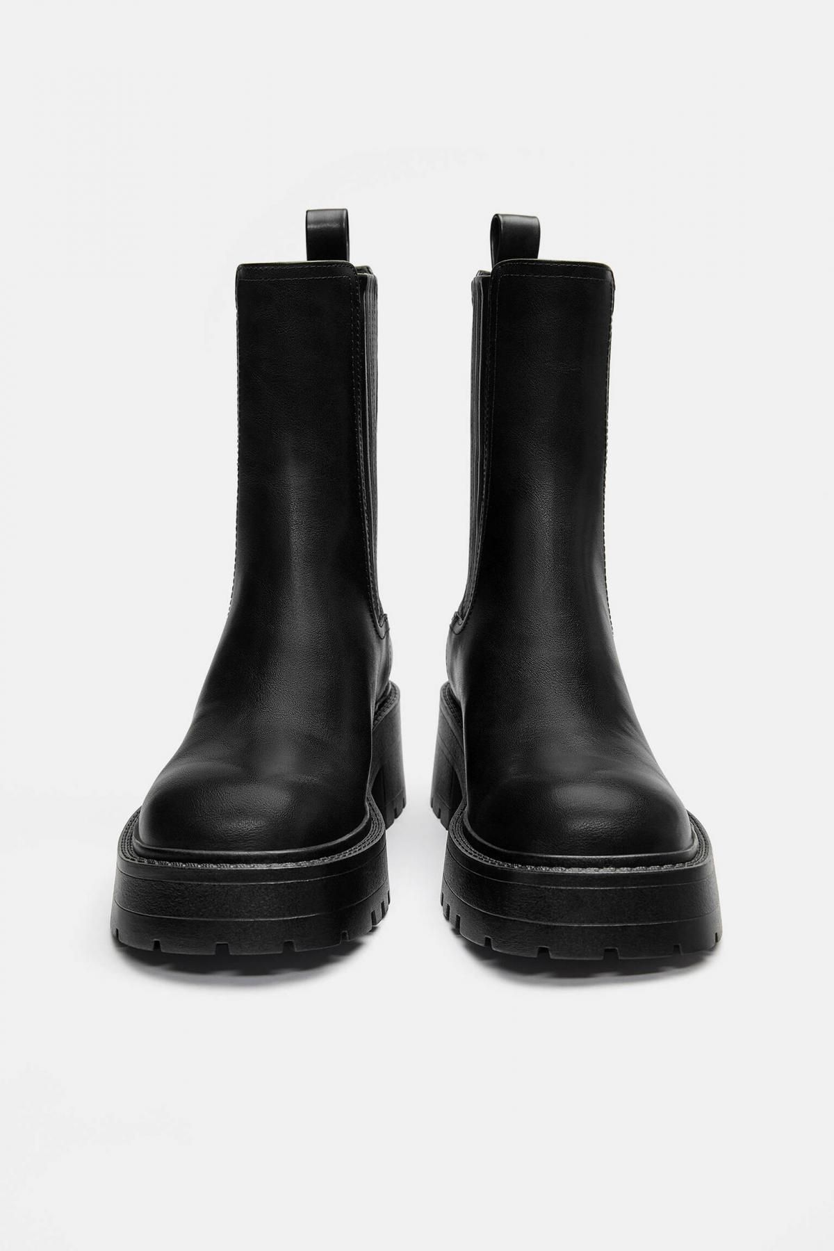 풀앤베어 트렌디 블랙 첼시 앵클부츠 1010/640 BLACK - 상세 이미지 5