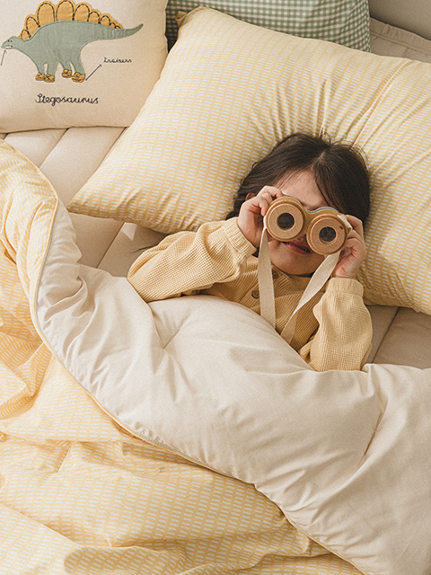 [패브릭 특가] 호무로 필굿 키즈 알러지케어 컴포트웰 사계절 먼지없는 차렵이불 SS