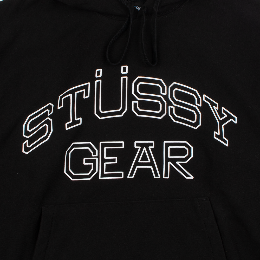 스투시 GEAR HOOD 후드티 1925035-BLACK - 상세 이미지 4
