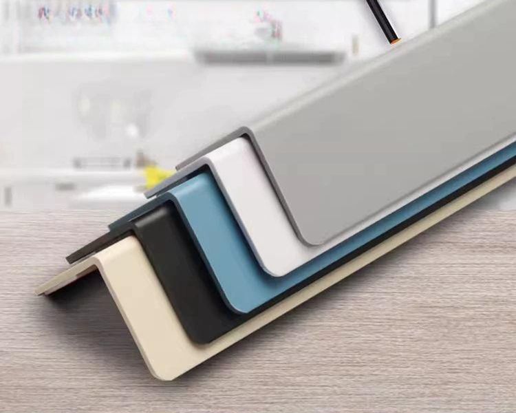 코너몰딩 타일마감재 마감재보호 각대 가장자리 PVC 스킨필 화이트 글로시 4.0cm 3.0m - 상품 이미지