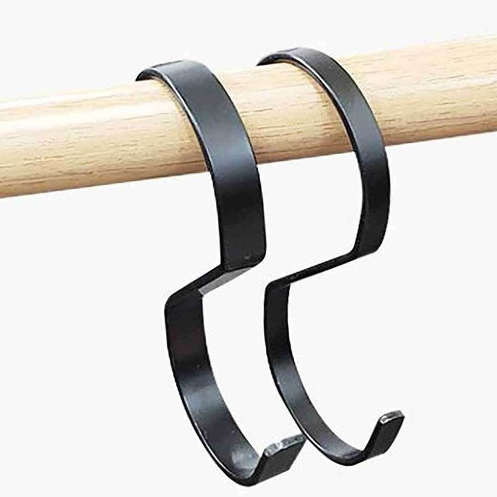 가방걸이고리 다용도걸이 블랙 s자고리 S고리 7mm - 메인 이미지