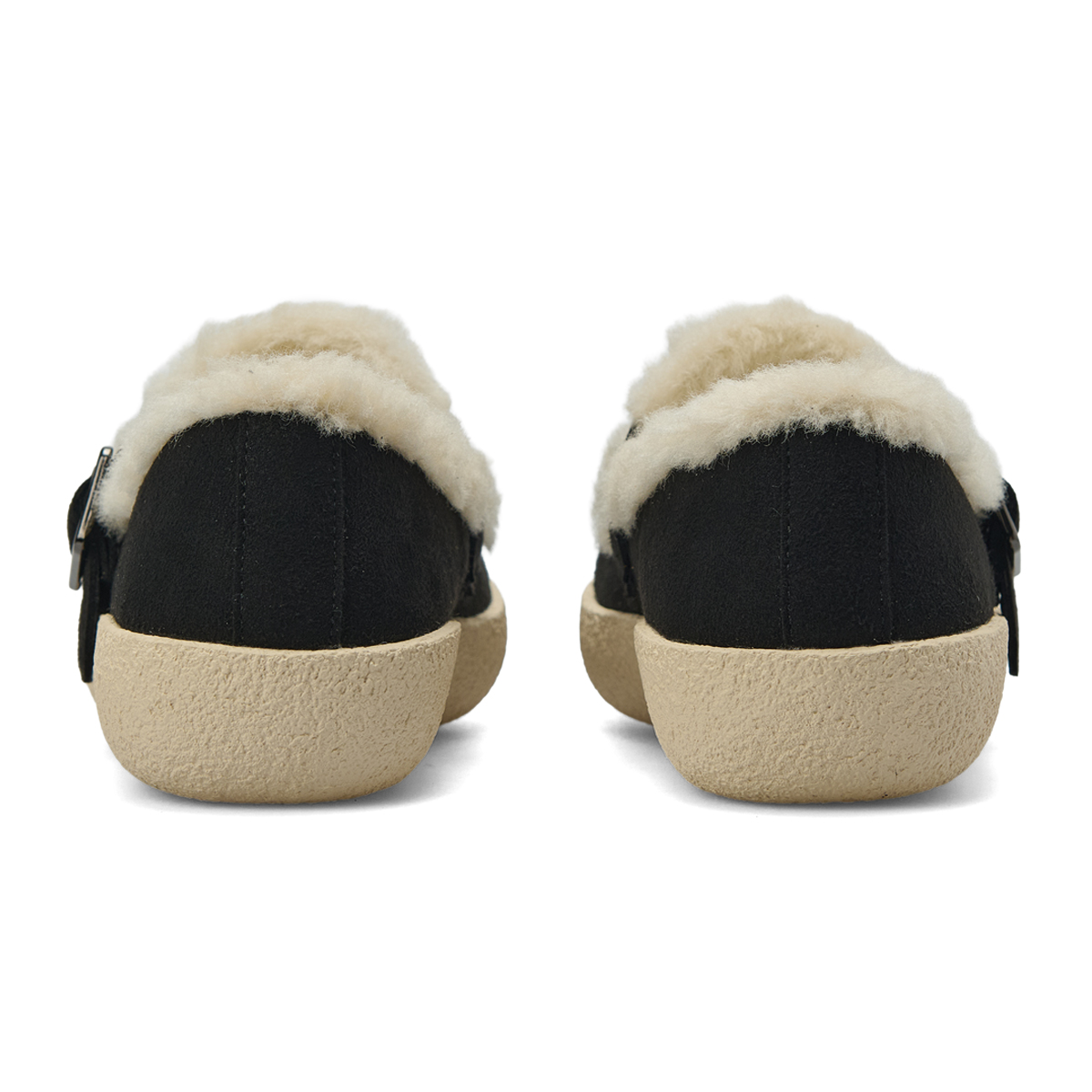 데이워크 털내피 발편한 아치쿠션 방한화 여성 신발 플러피 블랙 DW30077-BKS