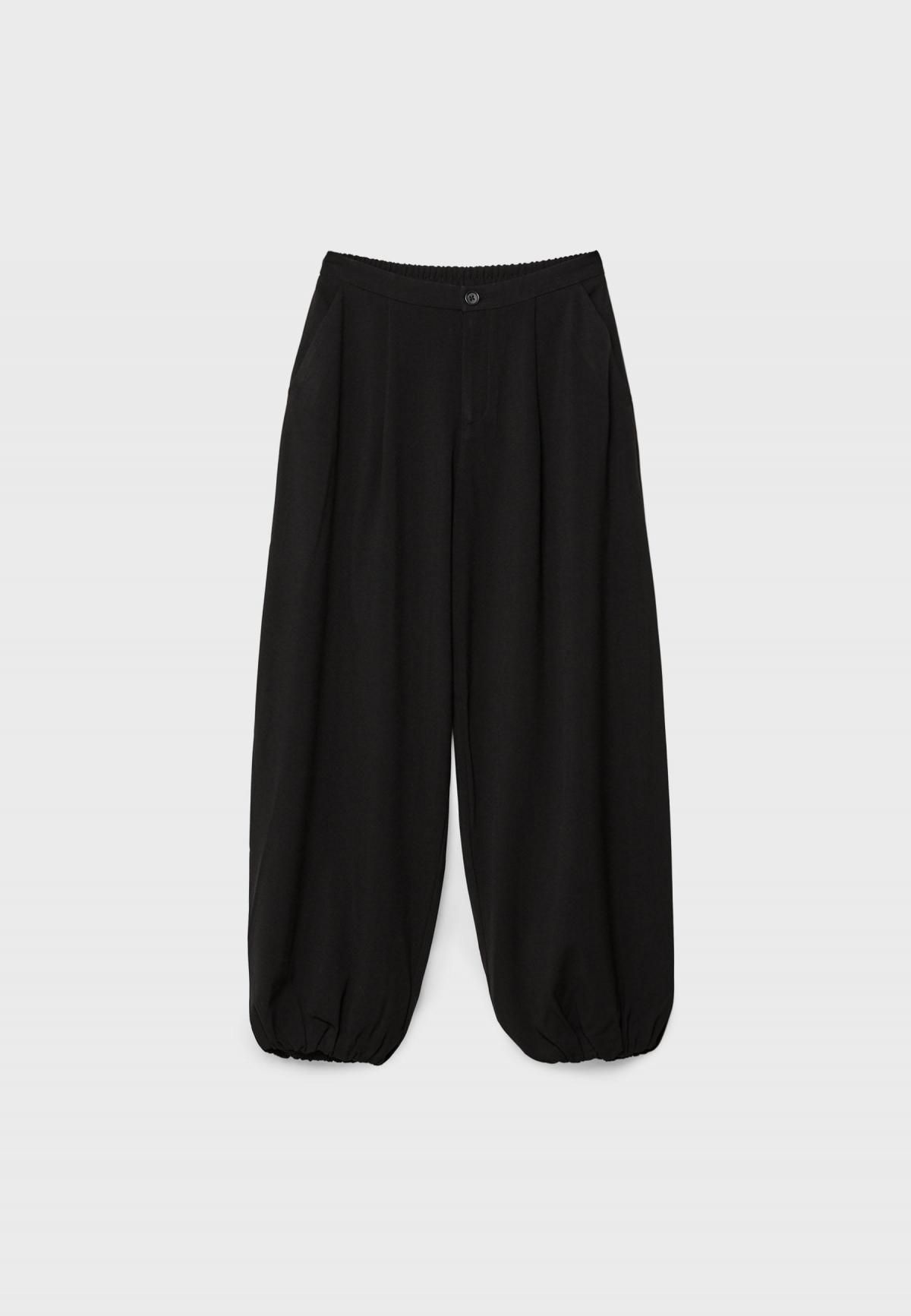 스트라디바리우스 테크니컬 배기핏 정장 팬츠 4528/408 BLACK - 상세 이미지 2