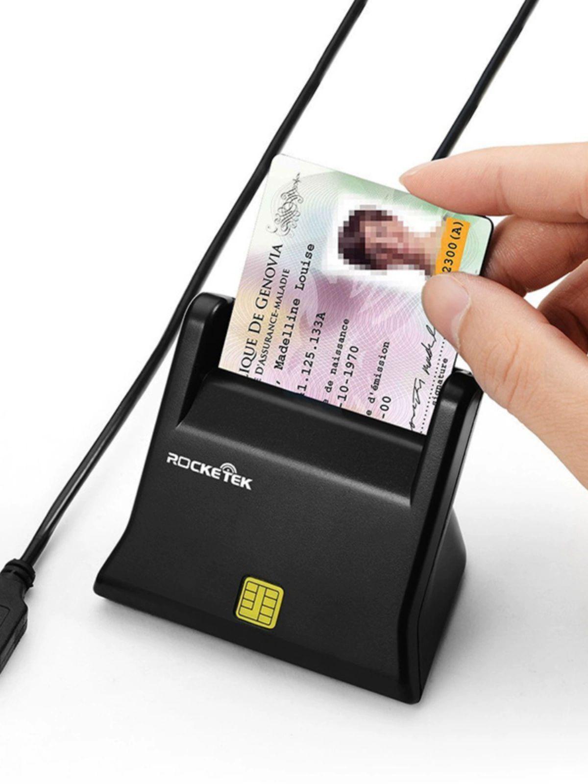 유심칩 리더기 모바일 USB 노트북 메모리 핸드폰 검정색 SCR2 중성 USB2.0 - 상세 이미지 4