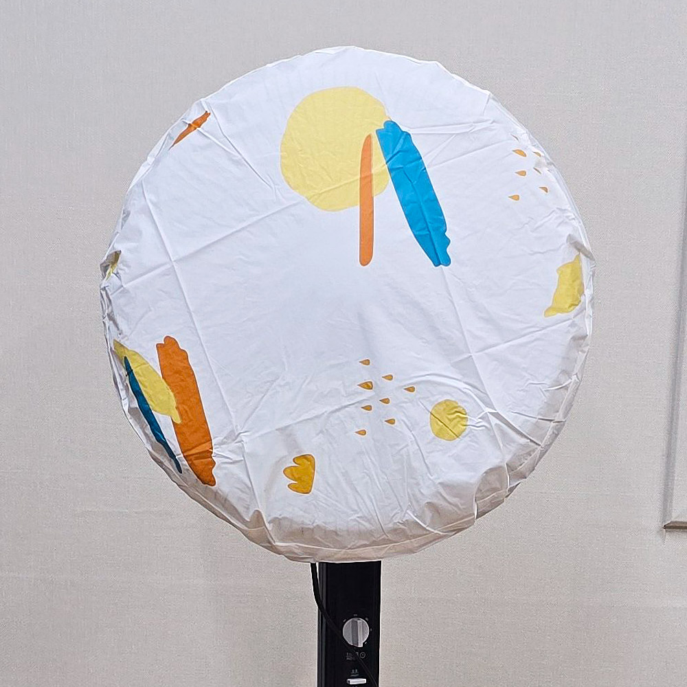 선풍기 먼지 망 덮개 보관 커버 미니 선풍기망 벽걸이 - 상세 이미지 5