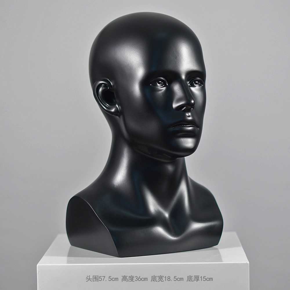 머리 마네킹 선글라스 가발 진열 인체형 전시 모형 T04 매트 화이트 - 상세 이미지 4