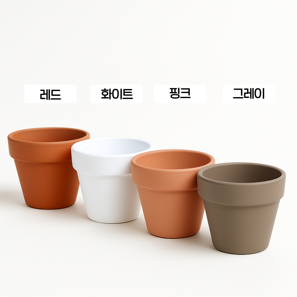 새싹 선인장 미니화분 미니포트 다육이 앙비까사 토분 빈티지 소형 5cm - 상세 이미지 5
