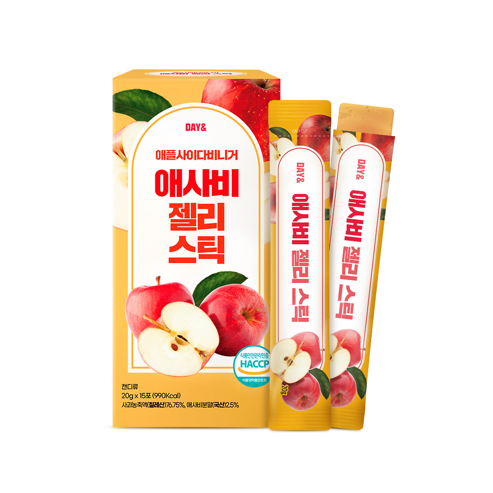 데이앤 애사비 애플 사이다 비니거 사과 식초 젤리 300g, 1개 - 메인 이미지