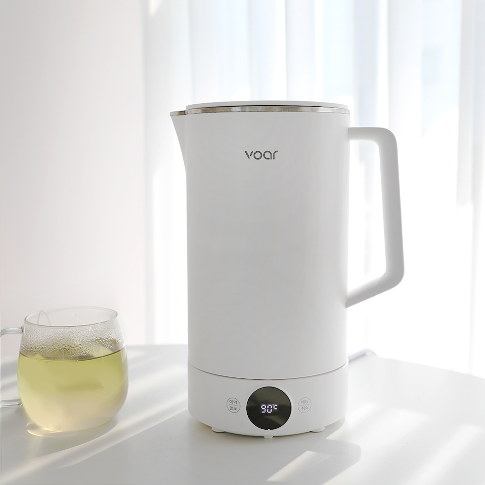 보아르 모노 보온 전기포트 1.5L 올스텐316 온도조절 분유모드 대용량 커피포트 주전자