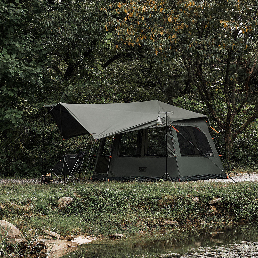 아이두젠 폰타네 원터치 텐트 오토 돔 쉘터 자동 육각 그늘막