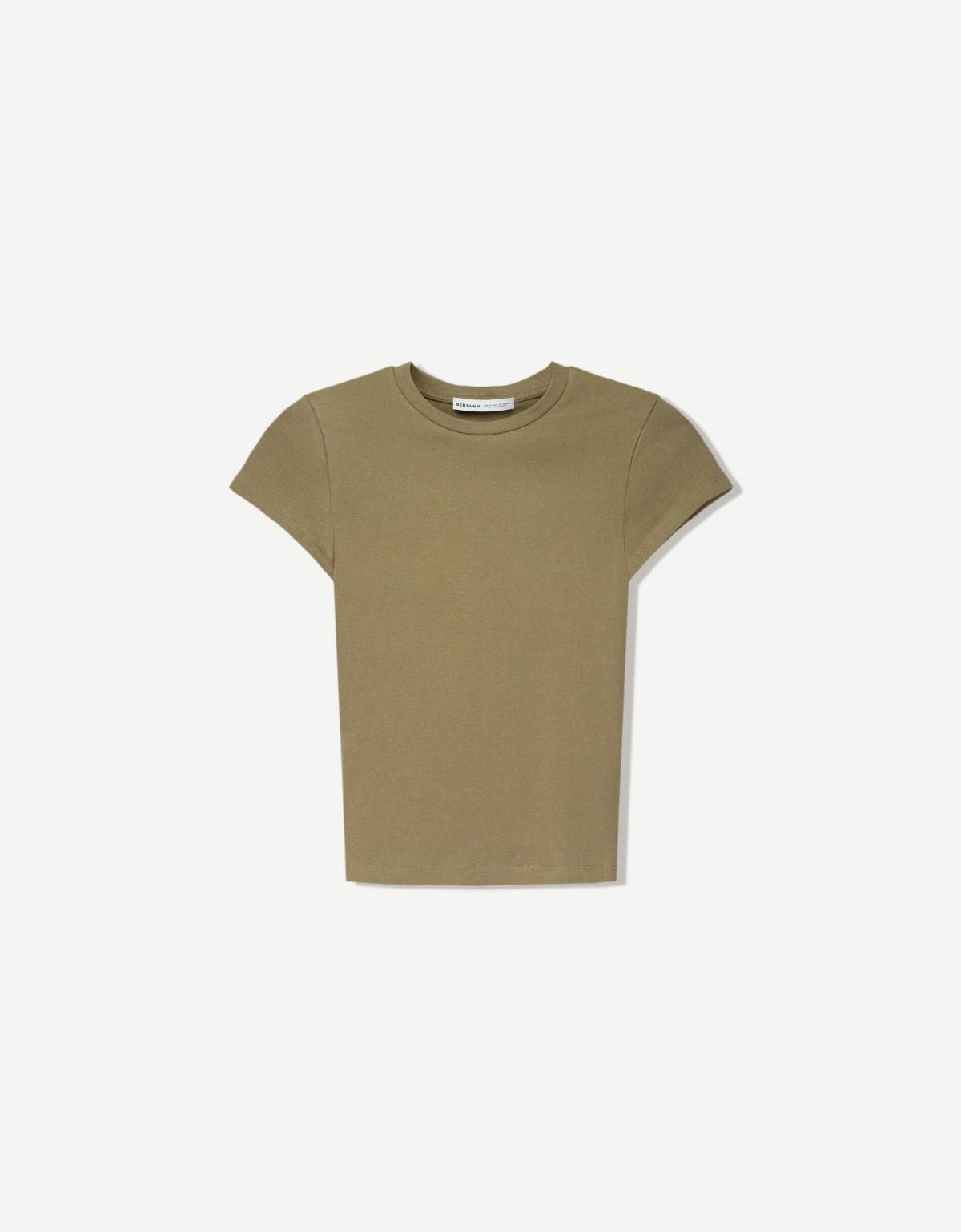 버쉬카 크루넥 반팔 티셔츠 2666/152 KHAKI - 상품 이미지
