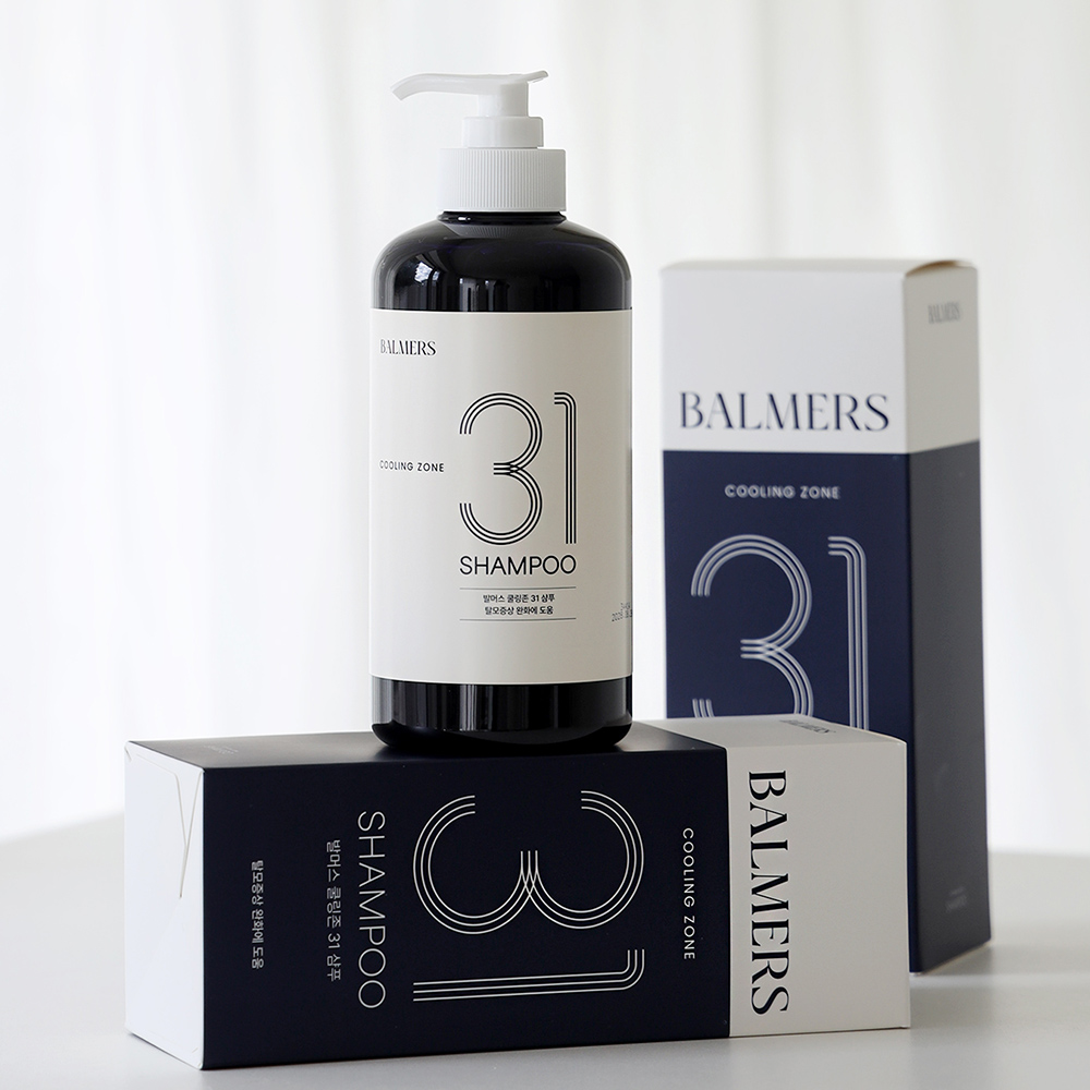 발머스 쿨링 존 31 한방 샴푸 탈모 기능성 청소년 박하 쿨 삼푸 샴프 500ml, 1개 이미지 4