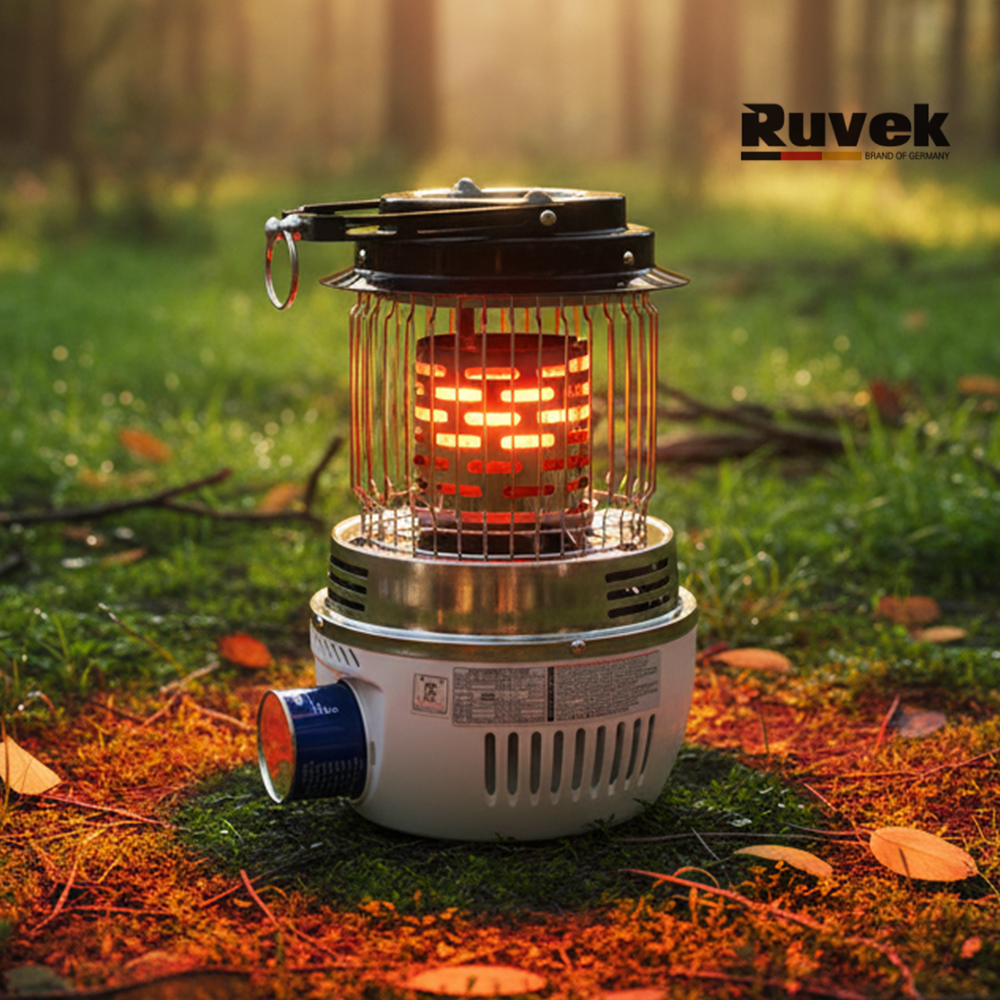 루베크 캠핑용 가스히터 미니 소형 부탄가스 난로 야외용