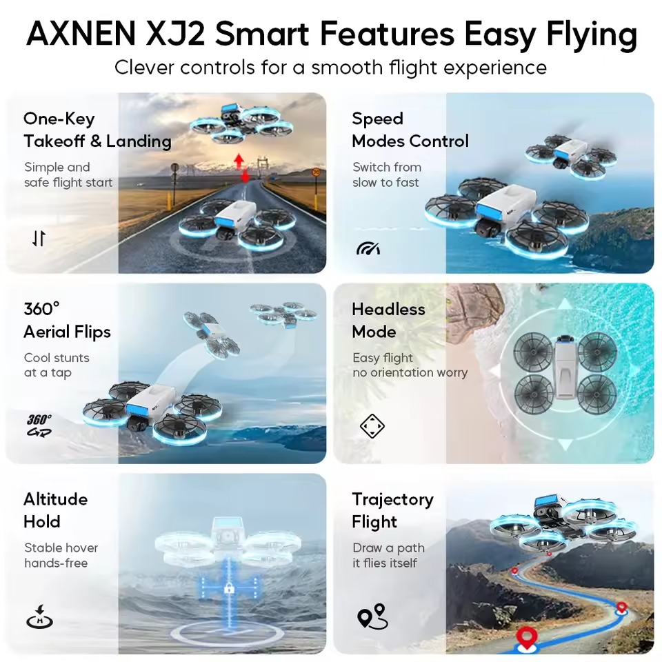 AXNEN XJ2 MINI 폴더블 FPV 드론 이미지 8