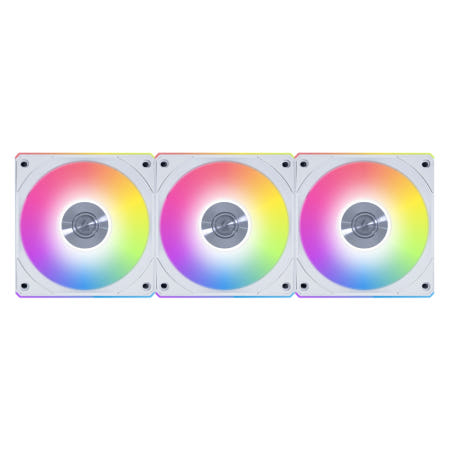 리안리 UNI FAN CL Wireless 120 리버스 시스템 케이스 쿨러 (3팩, 화이트)