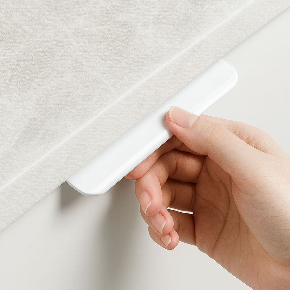 아루아 히든 가구손잡이 싱크대 붙박이장 옷장 서랍 신발장 서랍장 손잡이 80mm