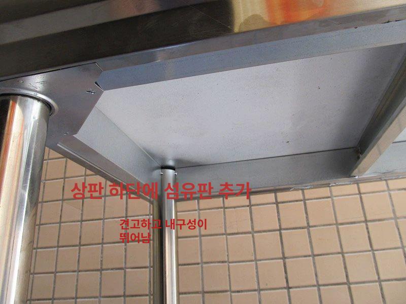 서스 바퀴고정 선반 테이블 작업대 상판 포장대 롤러 50x50x85 - 상세 이미지 3