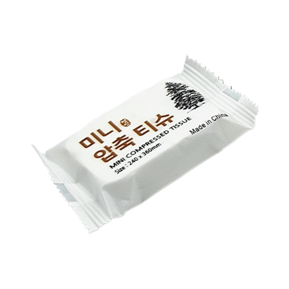 정인 압축티슈 개별포장 휴대용 일회용 동전 코인 티슈 낱개