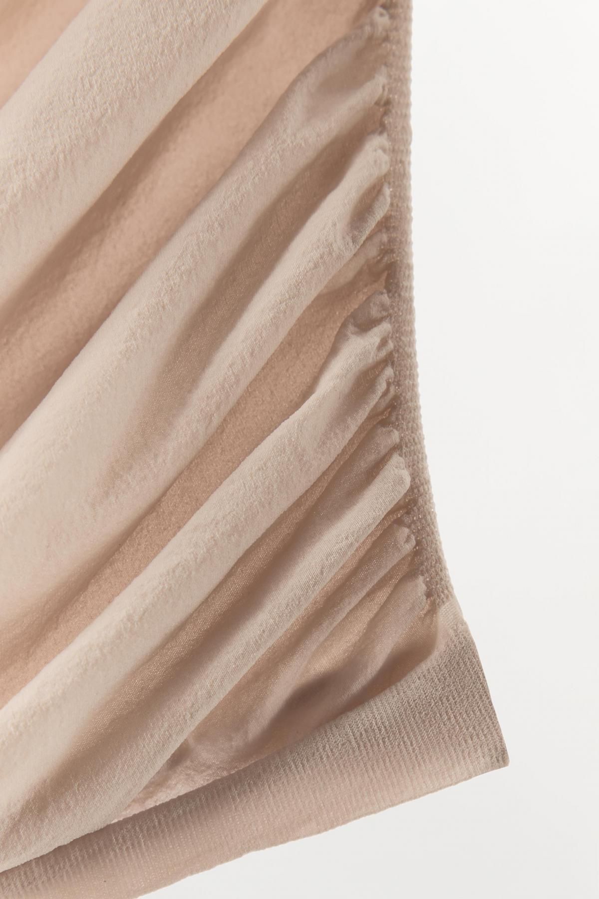 자라 시스루 오프숄더 긴팔 탑 5919/628 BEIGE-PINK - 상세 이미지 5