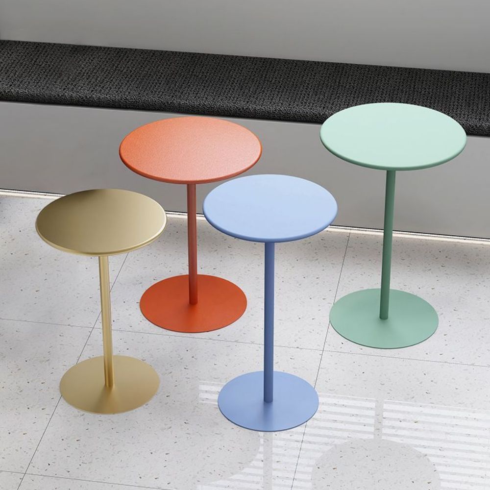 홈 바테이블 높은 가정용 테이블 카페 스탠딩 거실 원탁 지름 40 CM높이 62 CM - 상품 이미지