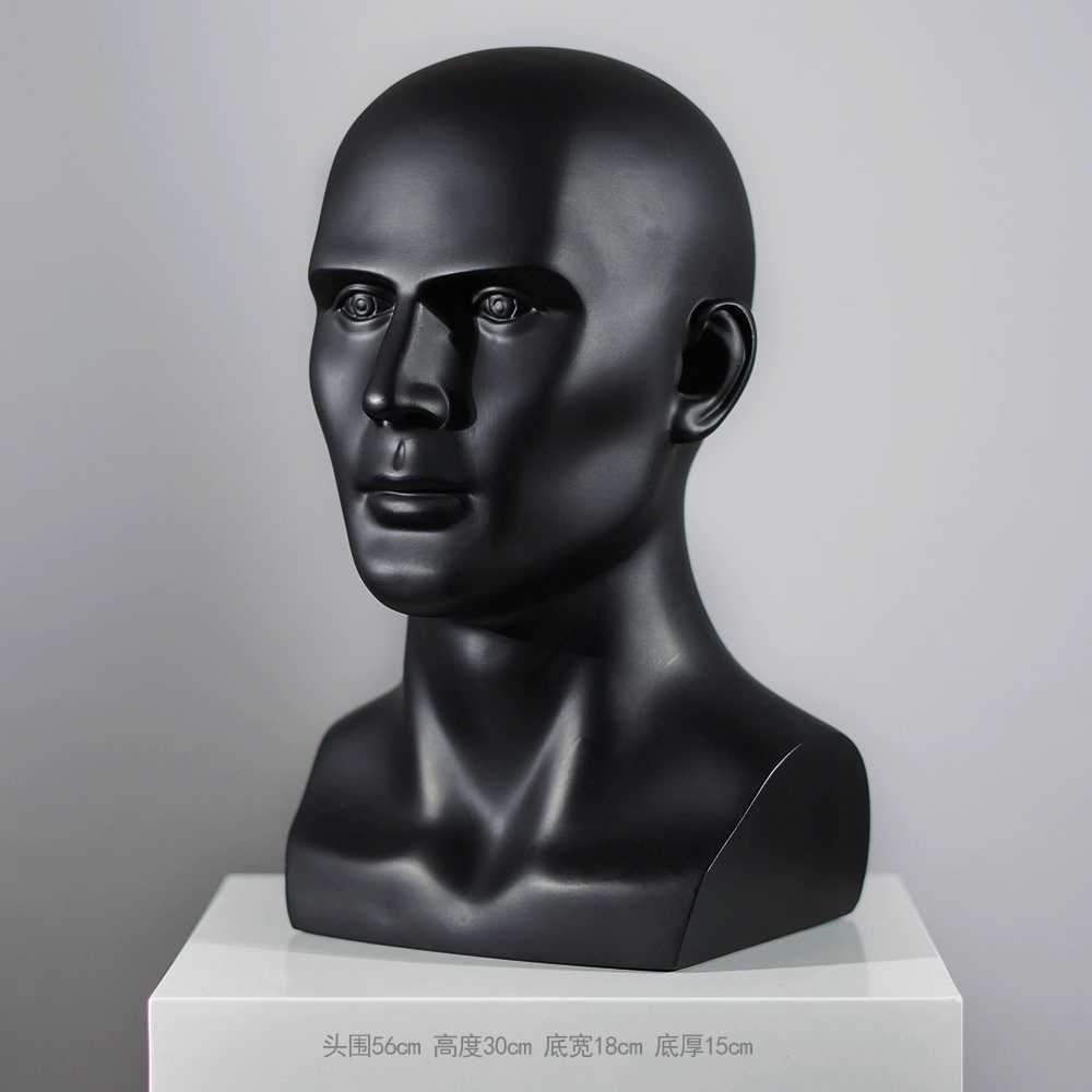 가발 디스플레이 마네킹 헤드 전시 매장 진열 스탠드 T08 매트 화이트 - 상품 이미지