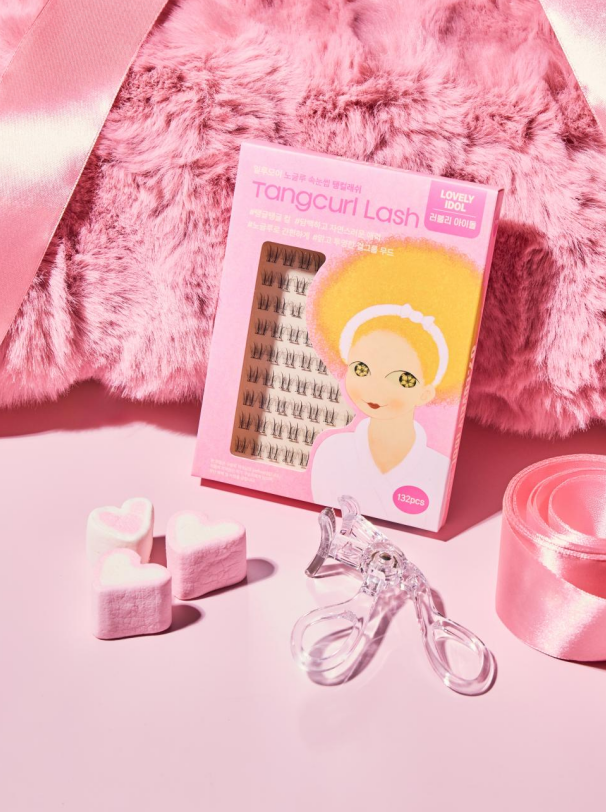 일루모이 노글루 속눈썹 간편 셀프 아이래쉬 탱컬래쉬 러블리아이돌 132pcs - 상품 이미지