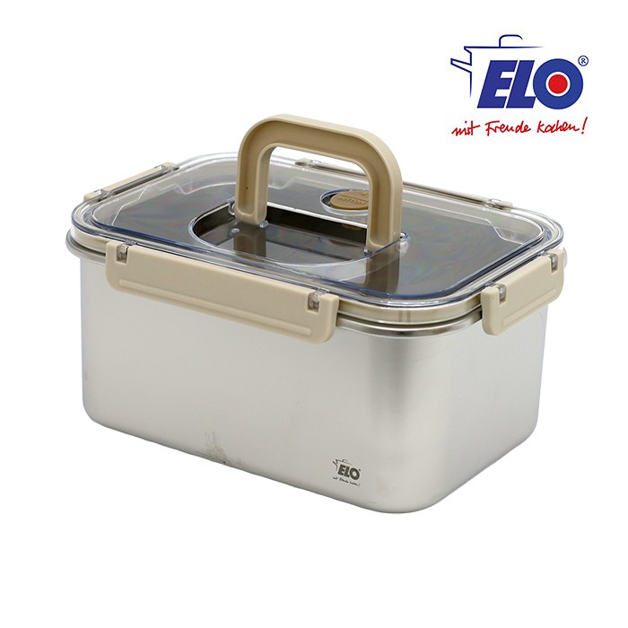 ELO 스마트 스텐 밀폐용기 핸디형 3.9L / 급식 / 보존용기 / 반찬통 - 상품 이미지